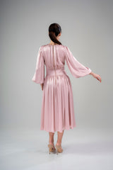 Zimmer Illuminate Column Dress– Satin Silk
