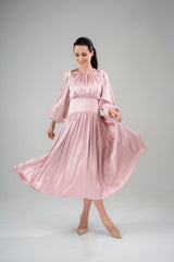 Zimmer Illuminate Column Dress– Satin Silk