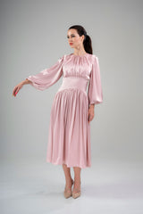Zimmer Illuminate Column Dress– Satin Silk